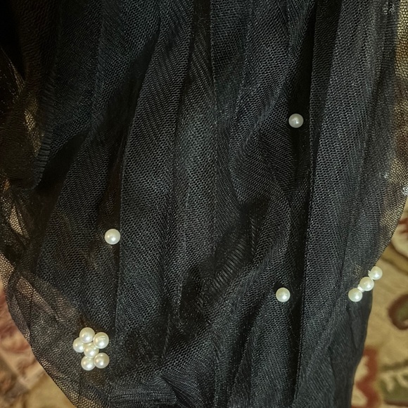 ANTHROPOLOGIE Size Medium EvaFranks Maxi Tulle Pearls Party Ballerina $148 NEW - Picture 11 of 16